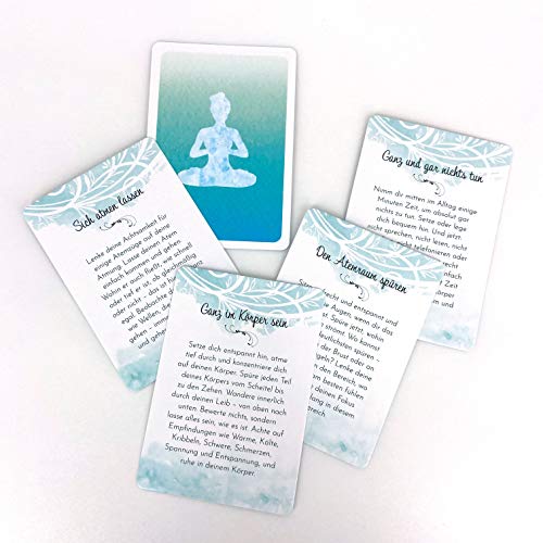 Kleine Meditationen für den Alltag: 55 Übungskarten für mehr Achtsamkeit und Lebensfreude. Ganz einfach mentale Stärke, spirituelles Wachstum und innere Ruhe erlangen