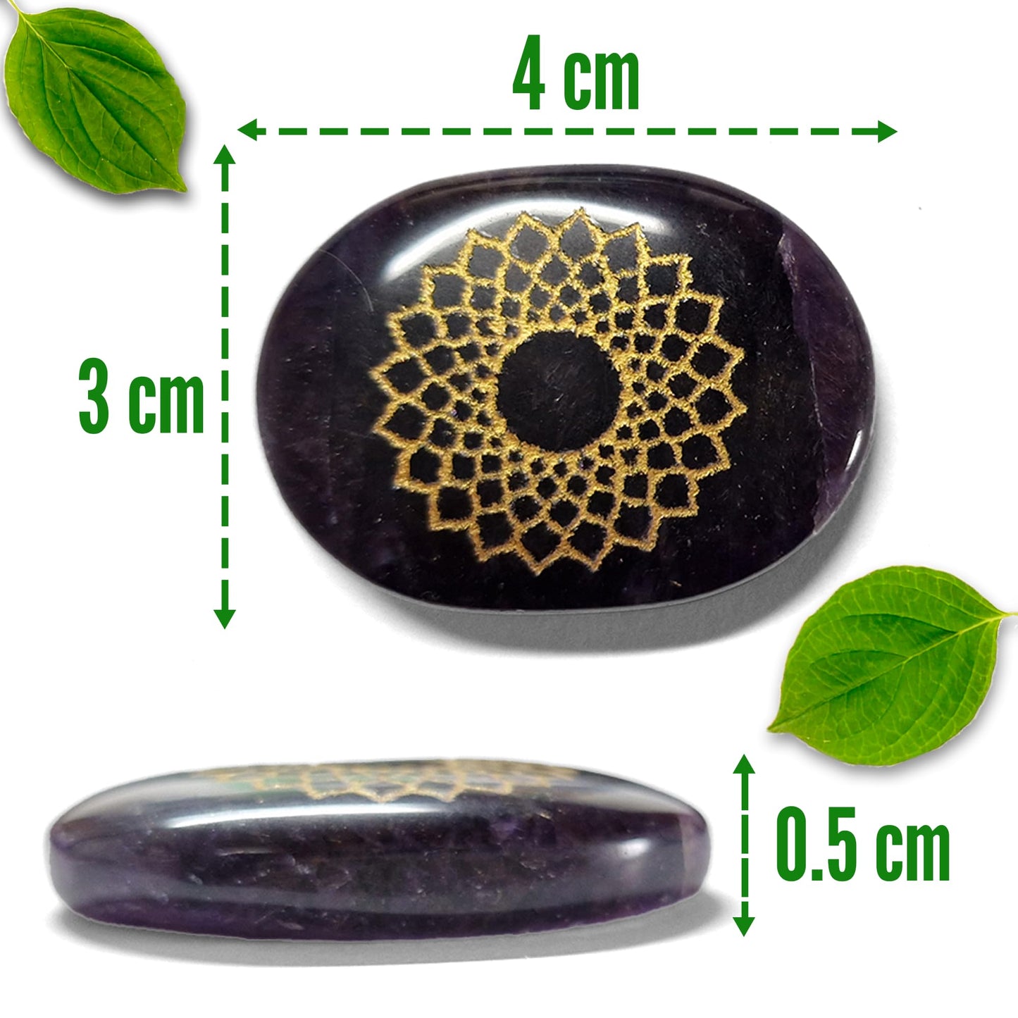 Zenith Gaia Premium Chakra Steine Set mit Armband – Handgefertigte 7 Edelsteine – Natursteine in edler Holzbox – Chakra Heilsteine Set für spirituelles Gleichgewicht und Energiearbeit - Worry Stones