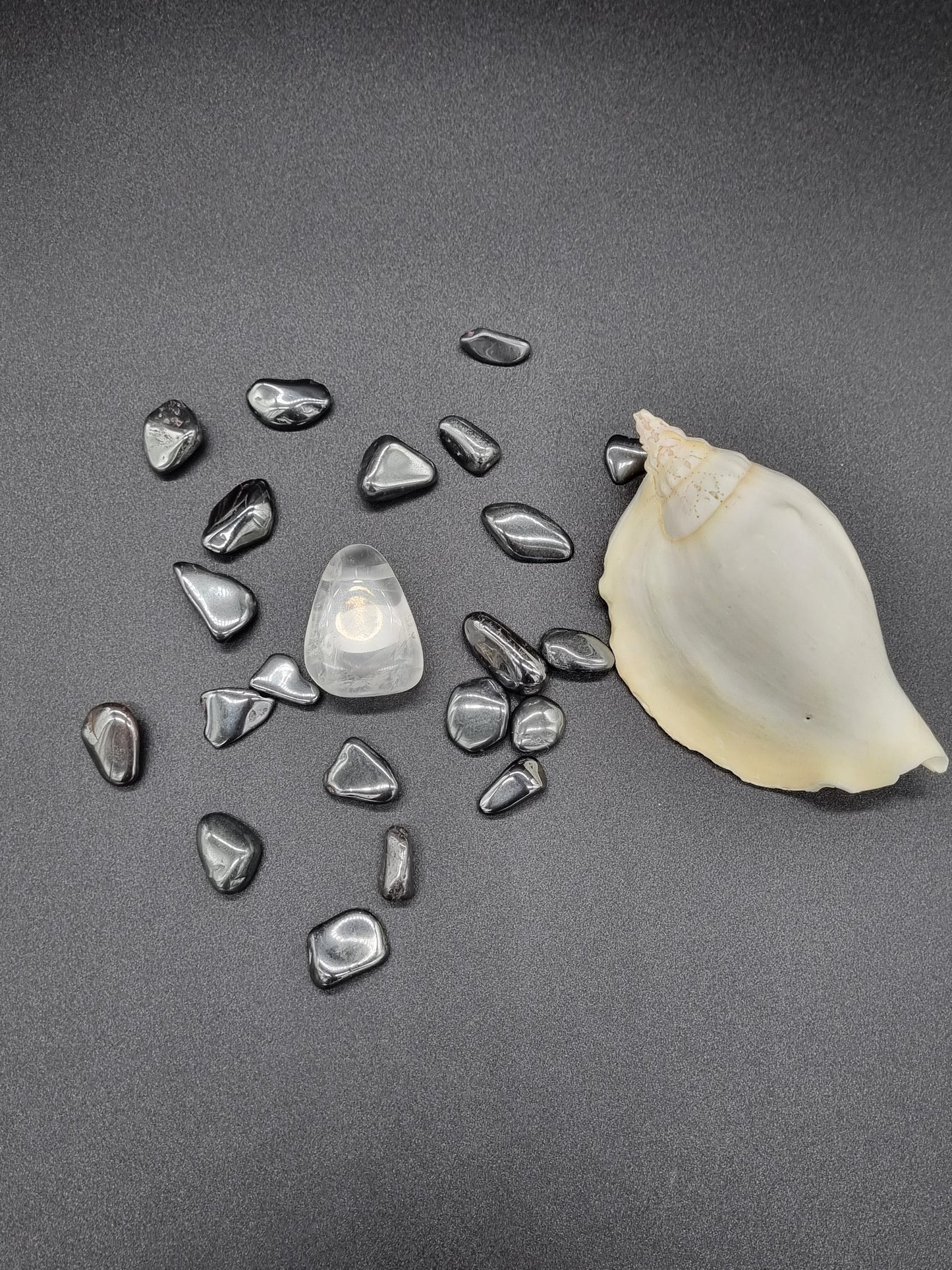 Bergkristall - Einzelner Stein mit Lochbohrung für Halsband, Größe ca. 3cm