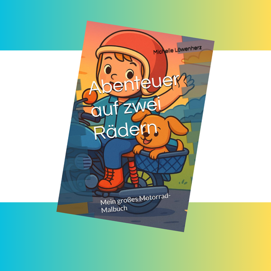 Download - Abenteuer auf zwei Rädern: Mein großes Motorrad-Malbuch